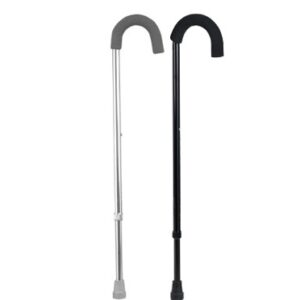 Aidapt Extending Foam Handled Aluminium Walking Stick with a rounded neck