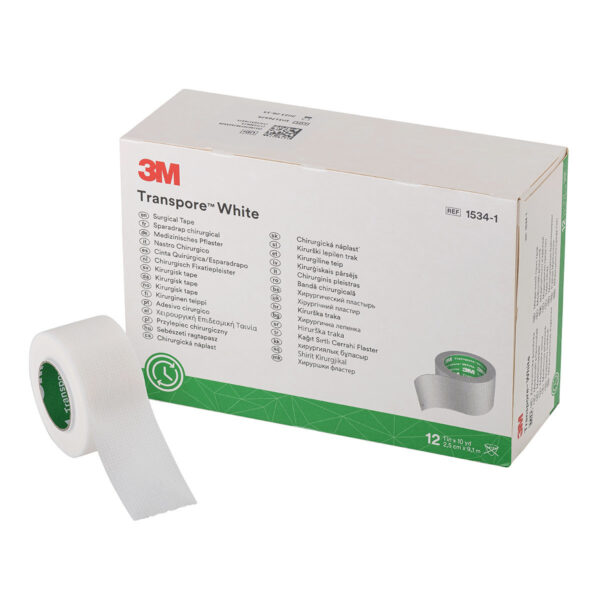 3M™ Transpore™ White 醫生易撕膠帶 1" #1534-1