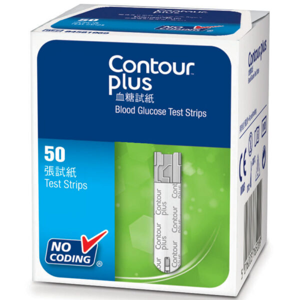 Ascensia Contour Plus 血糖試紙 (50塊/盒)