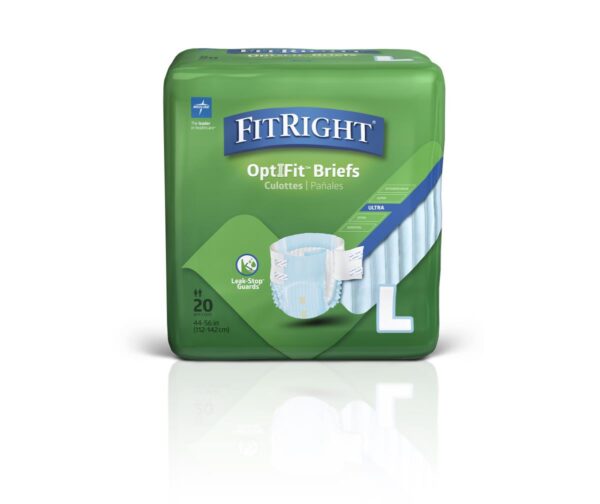 Medline FitRight Ultra 成人金裝尿片 - 大碼/中碼/細碼