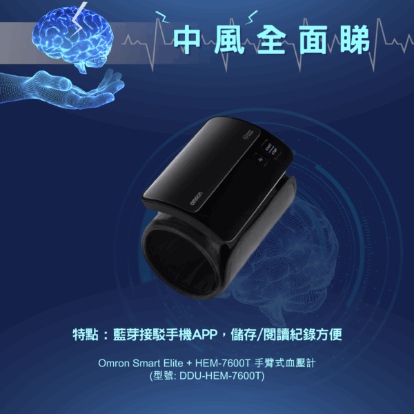 Omron Smart Elite+ HEM-7600T 手臂式血压计 - 图片 2