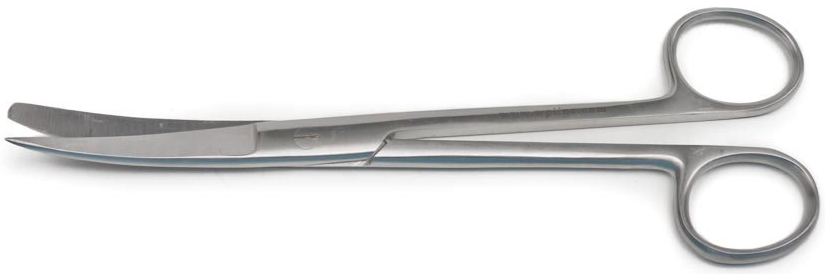 Curved Scissors 11.5cm Stainless steel