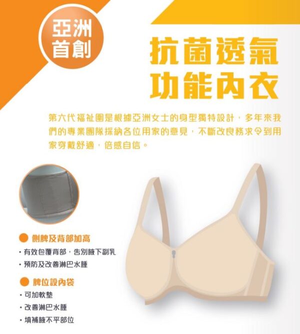 PRO-fit 6 全亞洲首創銀離子醫療胸圍 - Image 3