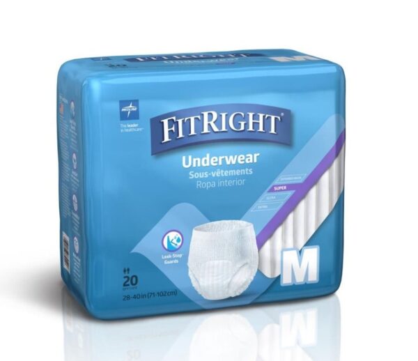 Medline FitRight Super 成人至尊尿褲 - 中碼/大碼 - Image 3