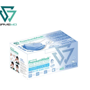 SAVEWO PremiumMask Medical 175mm*95mm BLUE (30 pieces individually packaged/Box)