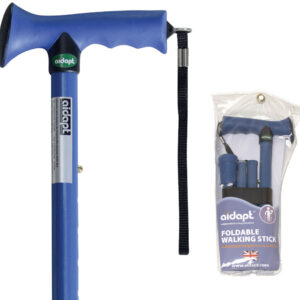 Aidapt Folding Walking Stick (Solid color)