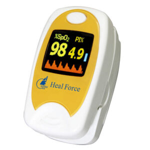Heal Force OLED Fingertip Oximeter (Color Screen)