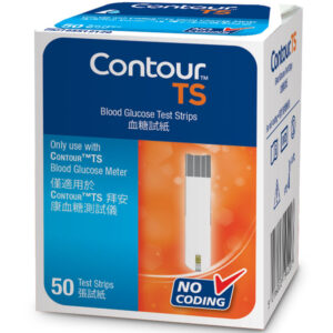 Ascensia Contour TS Blood Glucose Test Strips (50 pcs/box)