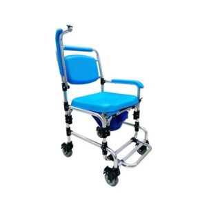 Deluxe Aluminum Commode with Casters