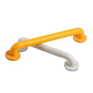 12-inch straight armrest (white/yellow)