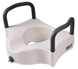 Aidapt Raised Toilet Seat with Handle