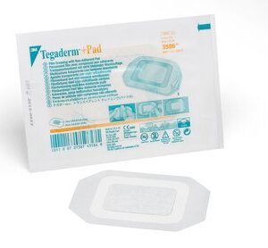 3M™ Tegaderm™ +Pad Film Dressing with Non-Adherent Pad #3586
